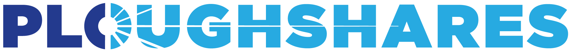 Ploughshares logo blue
